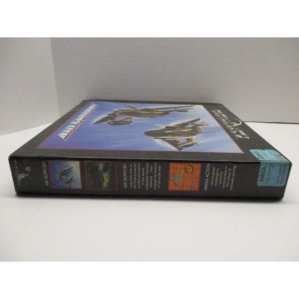 Vintage Air Support 1990 Amiga Psygnosis Video Game Boxed With Manual 3d Glasses